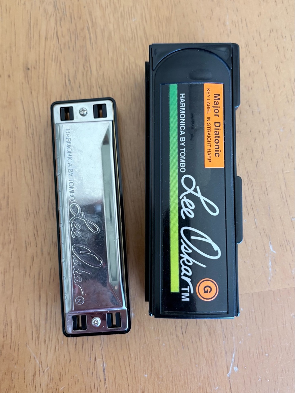 Lee Oskar Major Diatonic Harmonica in Black and Silver - Key of G